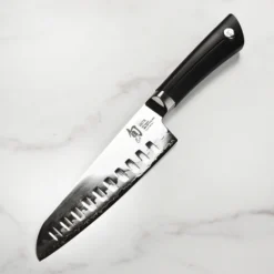 Shun Sora 7" Hollow Edge Santoku Knife -Shun 44051 scaled