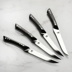 Shun 4 Piece Shima Steak Knife Set, Black Pakkawood -Shun 44746 0fe329d7 747a 42ce 8039 eb1665734b7d scaled