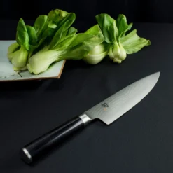 Shun Classic 8" Chef's Knife With Slimline Knife Block & Honing Steel -Shun 45752 scaled