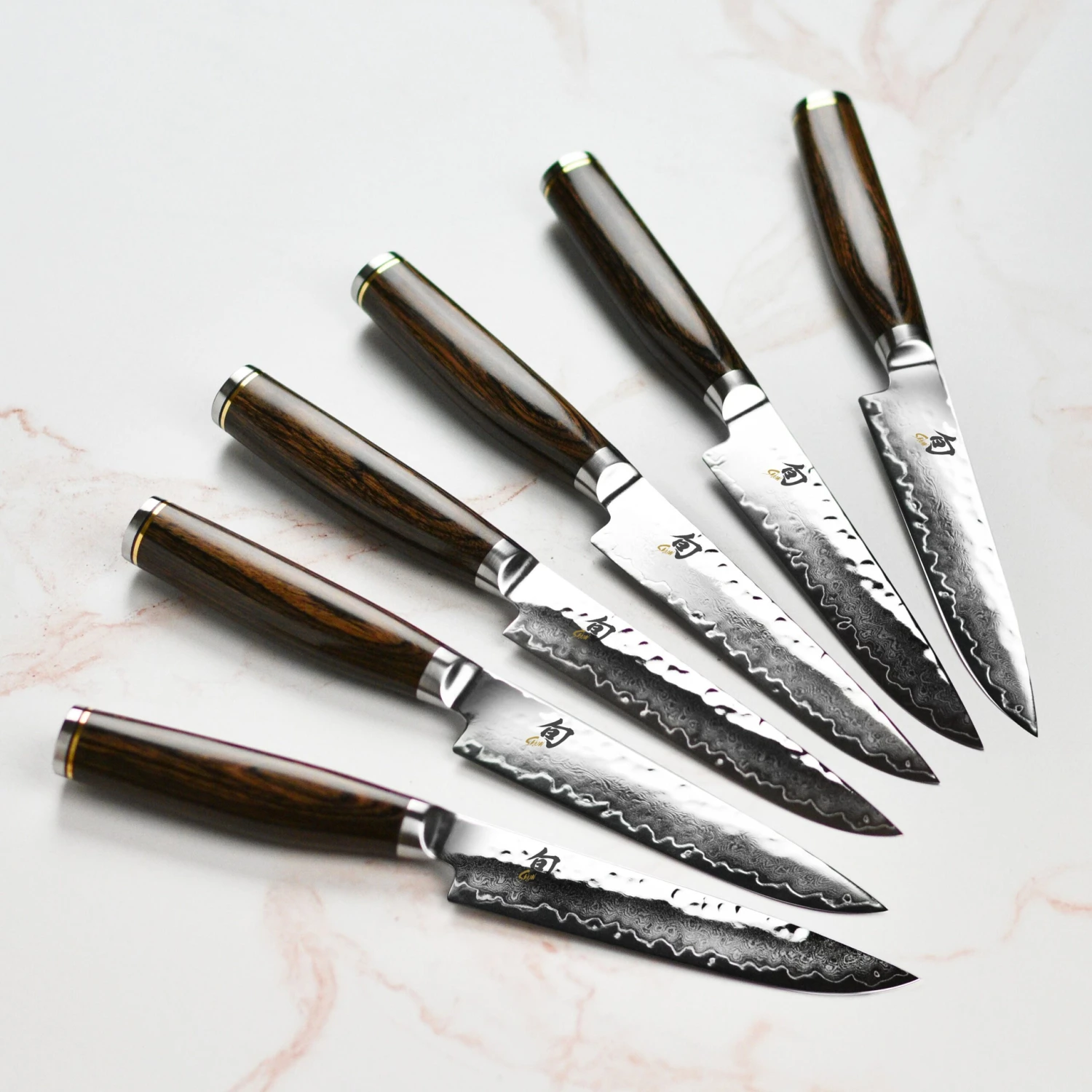 Shun Premier 6 Piece Steak Knife Set With Block 2 Shun Premier 6 Piece Steak Knife Set With Block - Image 2