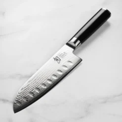 Shun Classic 7" Hollow Edge Santoku Knife -Shun 50552 scaled