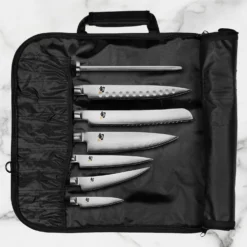 Shun Classic 8 Piece Knife Roll Set