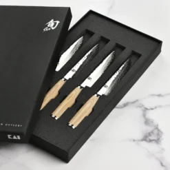 Shun Premier Blonde 4 Piece Steak Knife Set -Shun 51166 scaled