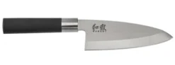 KAI Wasabi Black Deba 6" Kitchen Chef Knife 6715D