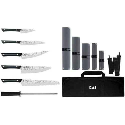 Kai PRO 7 Pc Culinary Knife Set HTS0799 1 Kai PRO 7 Pc Culinary Knife Set HTS0799
