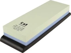 Shun Combination Whetstone W/Rubber Base #1000/#3000