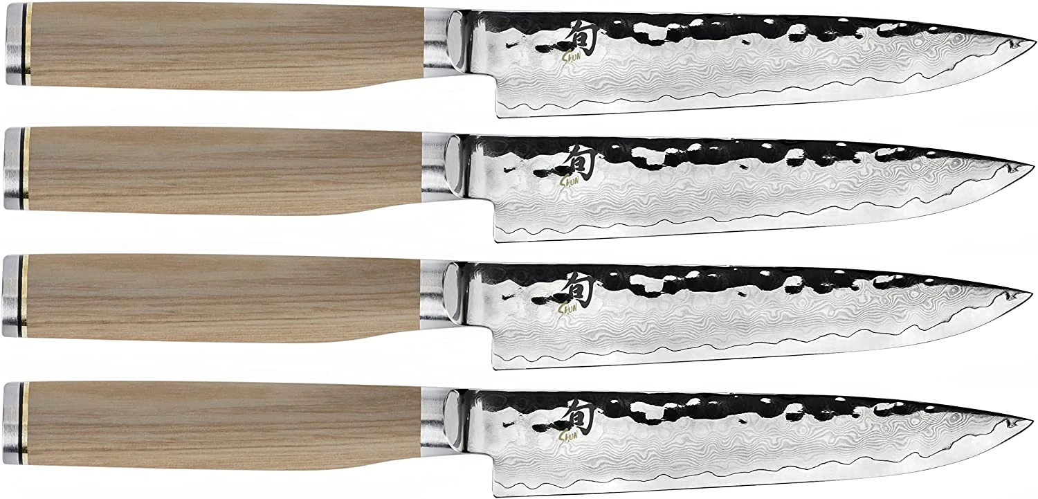 Shun Premier Blonde - 4 Pc. Steak Knife Set 1 Shun Premier Blonde - 4 Pc. Steak Knife Set