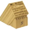 Shun 22-Slot Bamboo Block DM0832