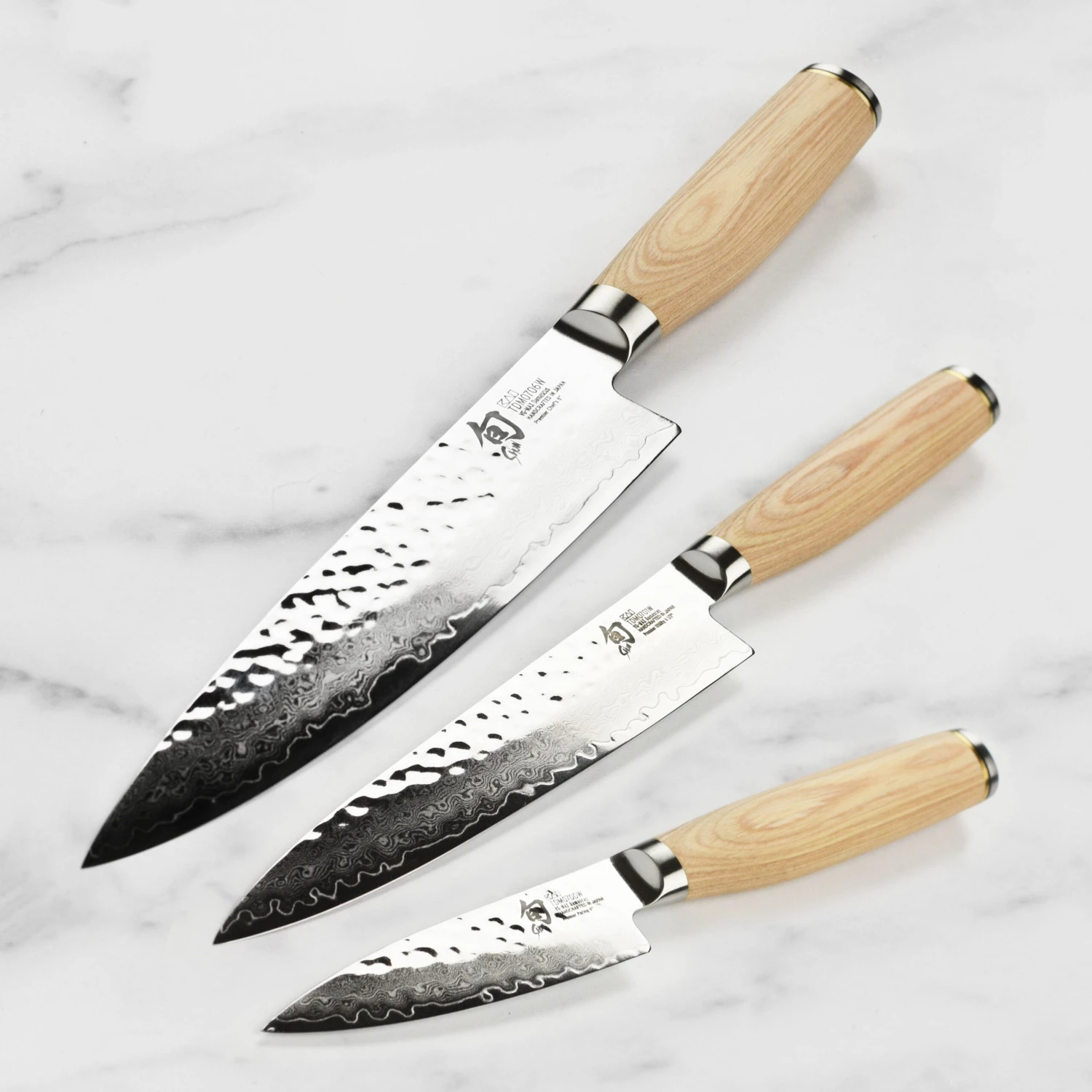 Shun Premier Blonde 3 Piece Knife Set 6 Shun Premier Blonde 3 Piece Knife Set - Image 6