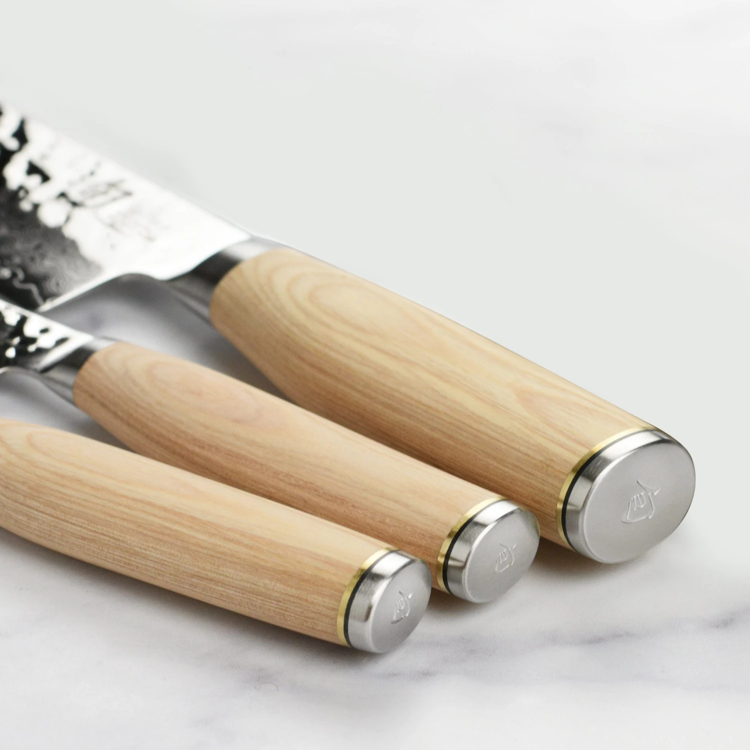 Shun Premier Blonde 3 Piece Knife Set 2 Shun Premier Blonde 3 Piece Knife Set - Image 2