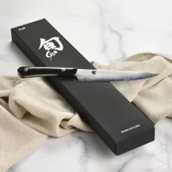 Shun Narukami Blue #2 Carbon Steel 6" Utility Knife -Shun DSC 4241 scaled