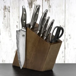 Shun Nagare 8 Piece Slim Knife Block Set