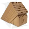 Shun 22-Slot Angled Kitchen Knife Bamboo Block - DM0832