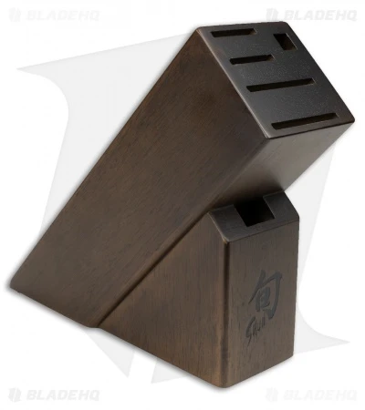 Shun 6-Slot Bamboo Slimline Dark Wood Kitchen Block ( DM0846) 1 Shun 6-Slot Bamboo Slimline Dark Wood Kitchen Block ( DM0846)