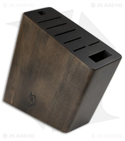 Shun 8-Slot Angled Hardwood Kitchen Block (DM0839) 1 Shun 8-Slot Angled Hardwood Kitchen Block (DM0839)