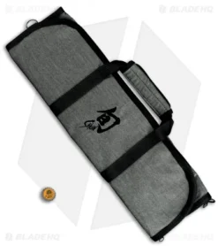 Shun 8-Slot Gray/Black Knife Roll W/Straps - DM0884 -Shun Shun 8 Slot Gray Black Straps Knife Roll DM0884 BHQ 117759 jr bottlecap