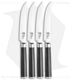 Shun Classic 4-Piece 4.8" Steak Knife Set - DMS400