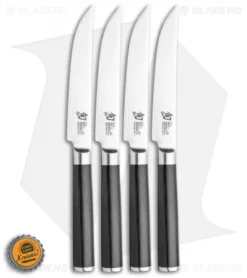 Shun Classic 4-Piece 4.8" Steak Knife Set - DMS400 -Shun Shun Classic 4 Piece Steak Knife Set DMS400 BHQ 117699 jr bottlecap