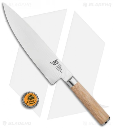 Shun Classic Blonde 8" Chef's Kitchen Knife Pakkawood 4 Shun Classic Blonde 8" Chef's Kitchen Knife Pakkawood - Image 4