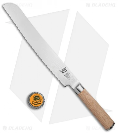 Shun Classic Blonde 9" Bread Kitchen Knife Pakkawood 4 Shun Classic Blonde 9" Bread Kitchen Knife Pakkawood - Image 4