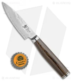 Shun Premier 4" Paring Kitchen Knife Pakkawood -Shun Shun Cutlery Premier 4in Paring Knife BHQ 19169 jr bottlecap