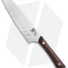 Shun Kanso 7" Hollow-Ground Santoku Kitchen Knife Wenge Wood