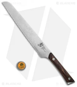 Shun Kanso 9" Bread Kitchen Knife Wenge Wood 5 Shun Kanso 9" Bread Kitchen Knife Wenge Wood -Shun Shun Kanso 9in Bread Knife Wenge Handle SW KSSWT0705 BHQ 101394 jr bottlecap