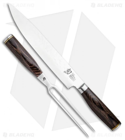 Shun Premier 2-Piece Carving Set - TDMS0200 1 Shun Premier 2-Piece Carving Set - TDMS0200