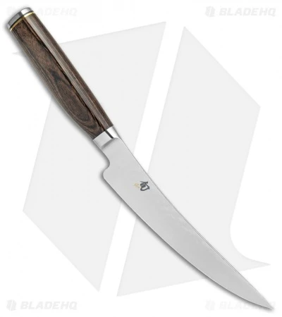 Shun Premier Boning Fillet Kitchen Knife Pakkawood (6.5" Damascus) TDM0774 2 Shun Premier Boning Fillet Kitchen Knife Pakkawood (6.5" Damascus) TDM0774 - Image 2