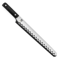 Shun Classic 12" Hollow Edge Brisket Knife With Saya -Shun ShunClassic12 inchHollowEdgeBrisketKnife scaled