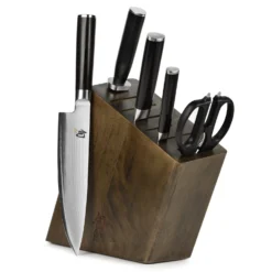 Shun Classic 6 Piece Slim Knife Block Set -Shun ShunClassic6PieceSlimKnifeBlockSet scaled