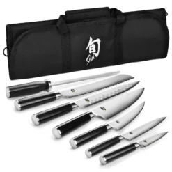 Shun Classic 8 Piece Knife Roll Set -Shun ShunClassic8PieceKnifeRollSet scaled