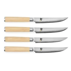 Shun Classic Blonde 4 Piece Steak Knife Set -Shun ShunClassicBlonde4PieceSteakKnifeSet scaled