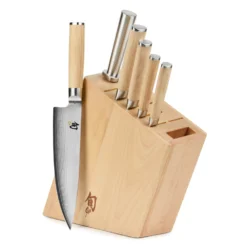 Shun Classic Blonde 7 Piece Knife Block Set -Shun ShunClassicBlonde7PieceKnifeBlockSet scaled
