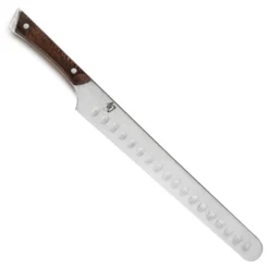 Shun Kanso 12" Hollow Edge Brisket Knife With Saya -Shun ShunKanso12 inchHollowEdgeBrisketKnifewithSaya scaled
