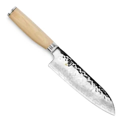 Shun Premier Blonde 7" Santoku Knife -Shun ShunPremierBlonde7 inchSantokuKnife scaled