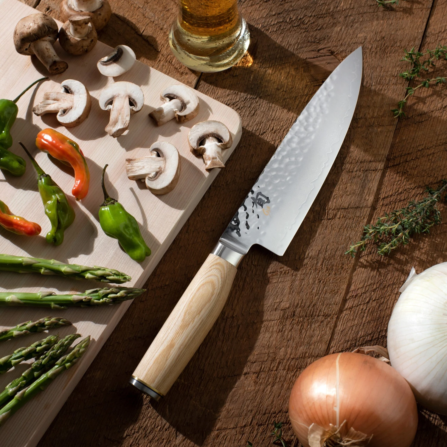 Shun Premier Blonde 8" Chef's Knife 7 Shun Premier Blonde 8" Chef's Knife - Image 7