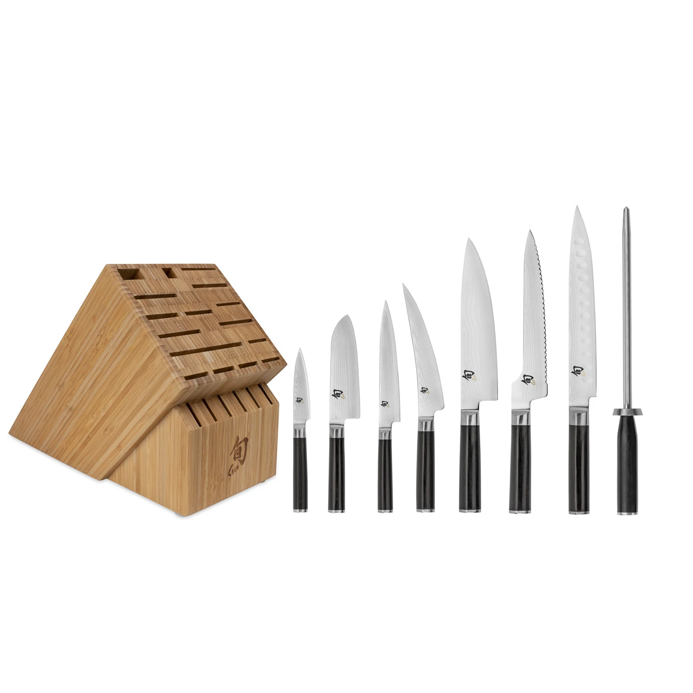 Shun Classic - 9 Pc. Chef's Choice Knife Block Set 1 Shun Classic - 9 Pc. Chef's Choice Knife Block Set